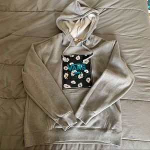 NWOT vans flowers hoodie